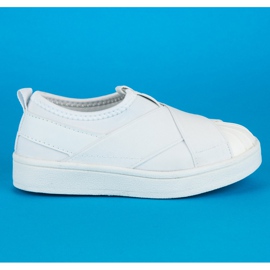 Rock And Joy Tênis Slip-Up para meninas branco
