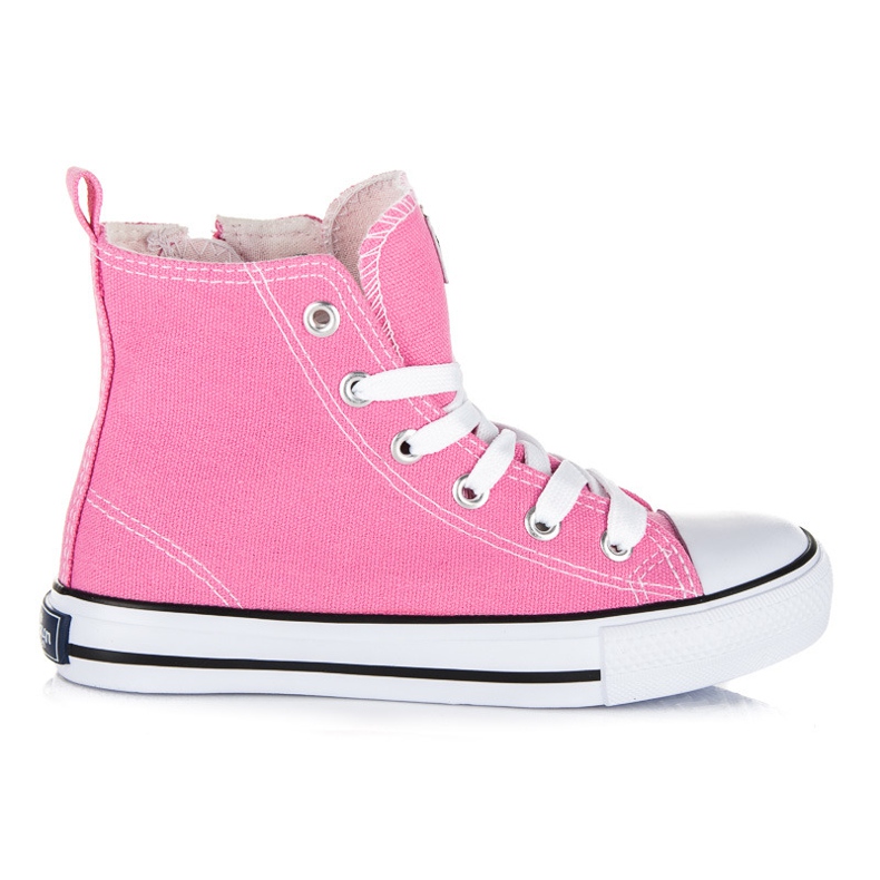 American Club Sapatilhas altas para meninas rosa