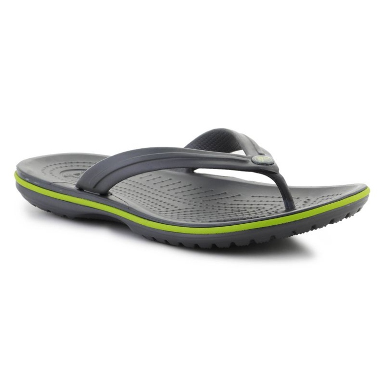 Flip-flops femininos Crocs Crocband Flip 11033-0A1 Gray cinza