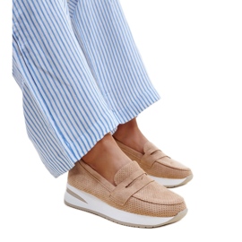 Sapatos Muna castanhos perfurados marrom