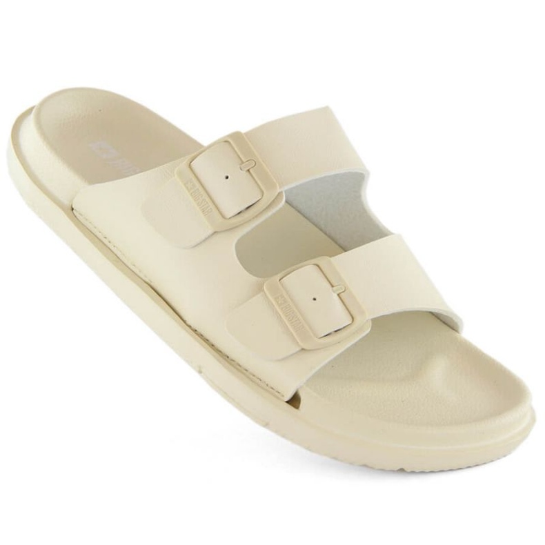 Chinelos de espuma Big Star W INT2004C com fivelas, bege