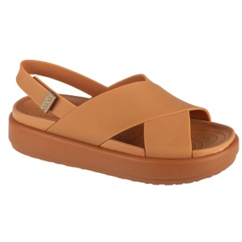 Sandálias Crocs Brooklyn Luxe Strap W 209407-2U3 marrom