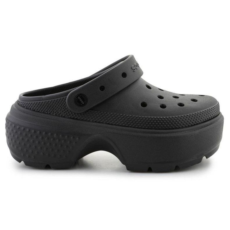 Chinelos Crocs Stomp Clog 209347-001 preto