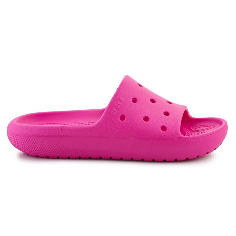 Chinelos Crocs Classic Slide V2 Kids 209422-6UB rosa