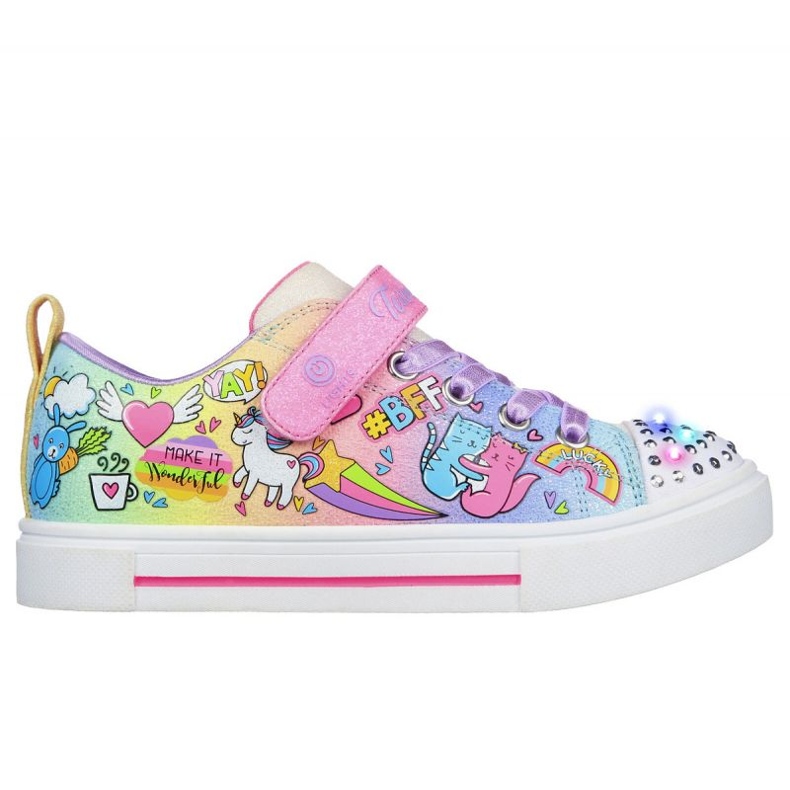 Sapatos Skechers Bff Magic 314786L Mlt branco