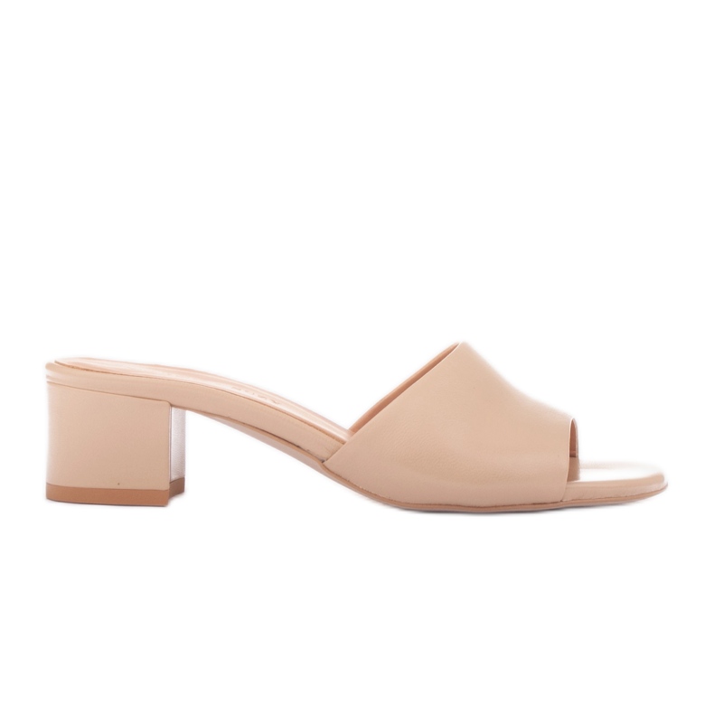 Marco Shoes Chinelos Puerto Rey bege