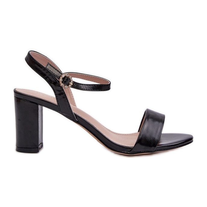 Sandálias de Salto Alto Glindra Pretas preto