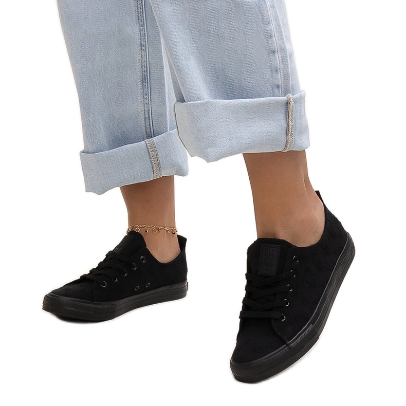 Tênis de tecido preto Big Star LL274226