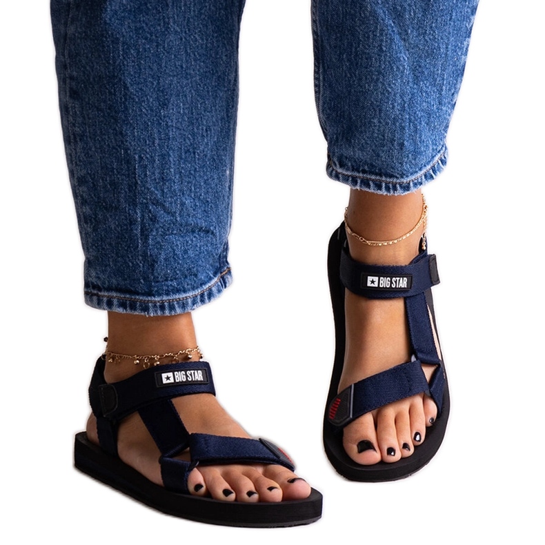 Sandálias esportivas azul marinho Big Star DD274A283