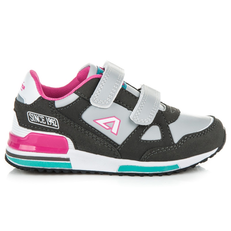 American Club sapatos esportivos de velcro multicolorido