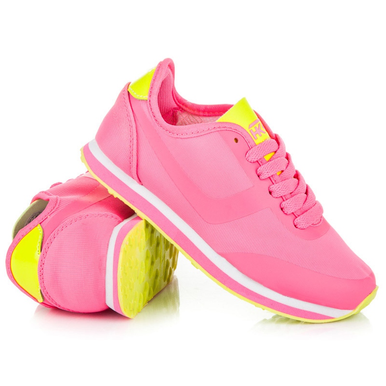 Haker Tênis de primavera rosa