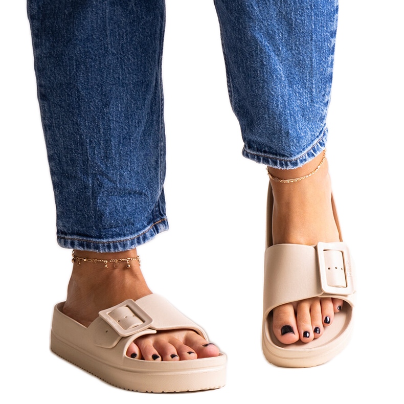 Chinelos bege Big Star NN274A666 801