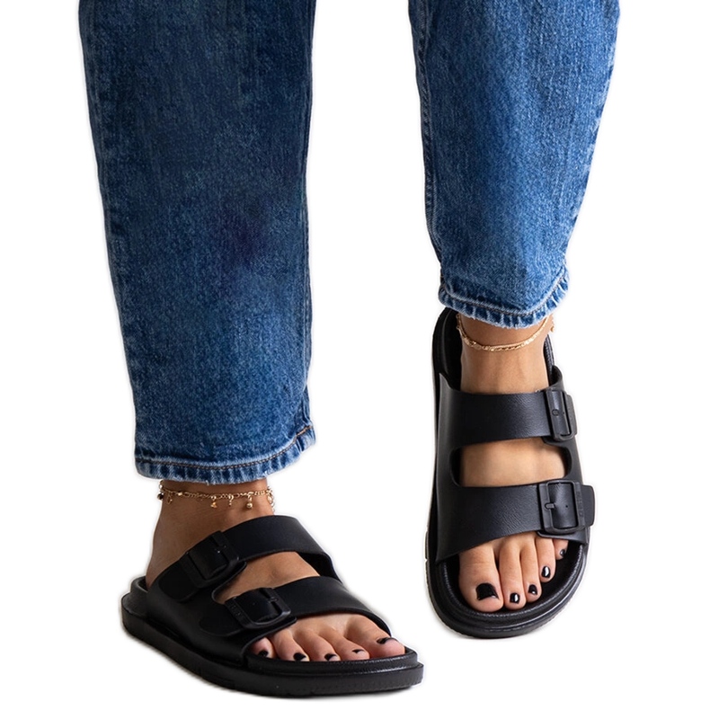 Chinelos Big Star NN274A750 pretos