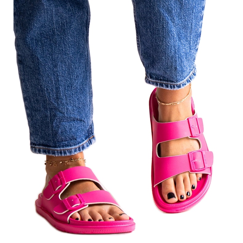 Chinelos Big Star NN274A754 rosa escuro