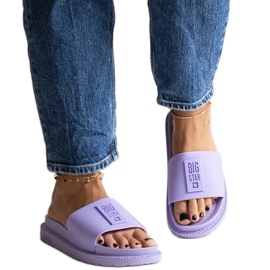 Chinelos roxos Big Star LL274426 tolet