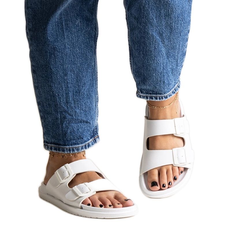 Chinelos Big Star NN274A751 brancos