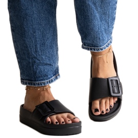 Chinelos pretos Big Star NN274A662 906