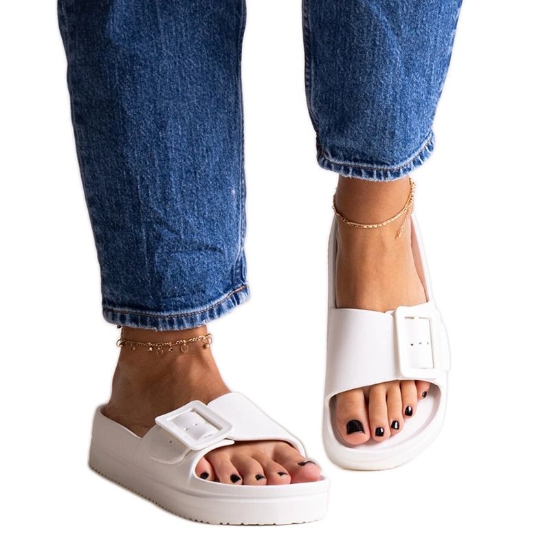 Chinelos Big Star NN274A661 brancos