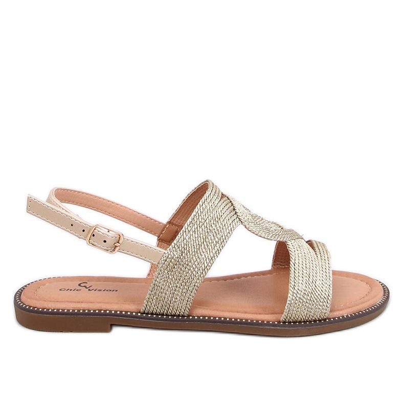 Sandálias femininas Vernay Gold dourado