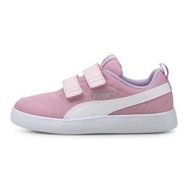 Tênis Puma Courtflex V2 Mesh V Ps Jr 371758 08 rosa Tênis Puma Courtflex V2 Mesh V Ps Jr 371758 08 rosa