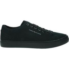 Tommy Hilfiger Vulc Low Canvas sapatos FM0FM04882 Bds preto Tommy Hilfiger Vulc Low Canvas sapatos FM0FM04882 Bds preto