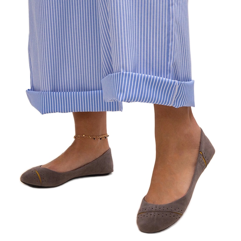 Sapatilhas Dorris clássicas cinza