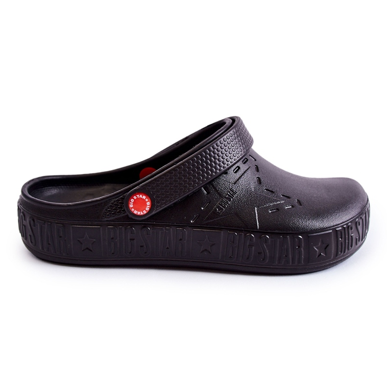 Chinelos leves masculinos Kroks Big Star II175001 preto