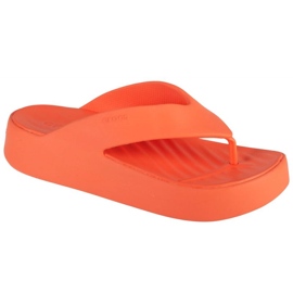 Chinelos Crocs Gataway Platform Flip W 209410-84F laranja Chinelos Crocs Gataway Platform Flip W 209410-84F laranja