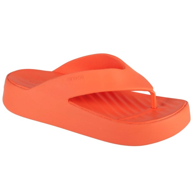 Chinelos Crocs Gataway Platform Flip W 209410-84F laranja Chinelos Crocs Gataway Platform Flip W 209410-84F laranja