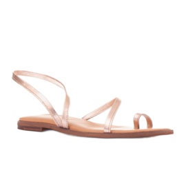 Marco Shoes Sandálias Pafos dourado