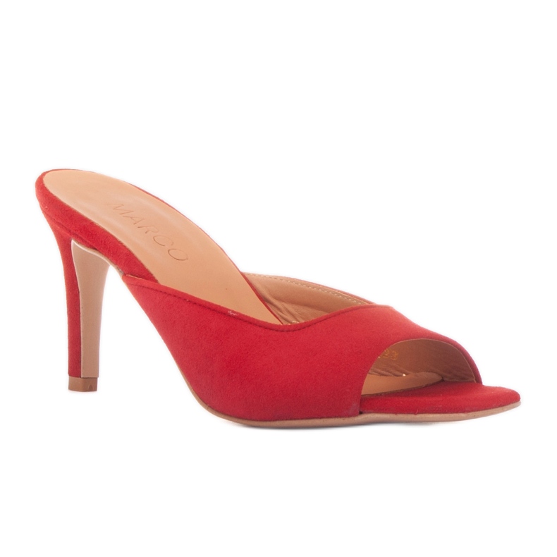 Marco Shoes Chinelos Palermo vermelho