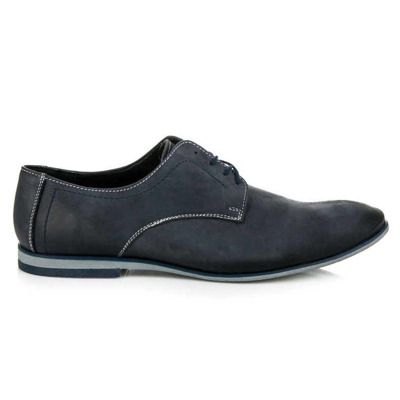 Lucca Sapatos masculinos azul azul marinho