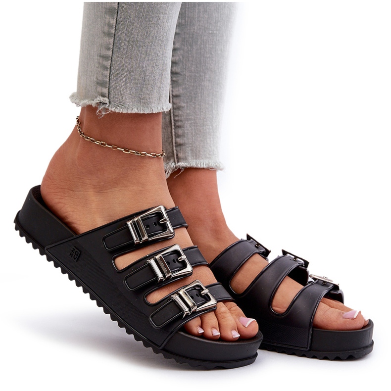 Slides perfumados femininos ZAXY NN2850099 pretos