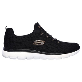 Sapatos Skechers Summits - Leopart Spot 149037 Bkrg preto
