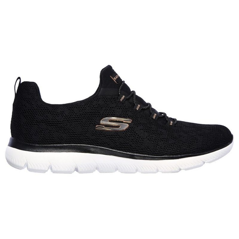 Sapatos Skechers Summits - Leopart Spot 149037 Bkrg preto