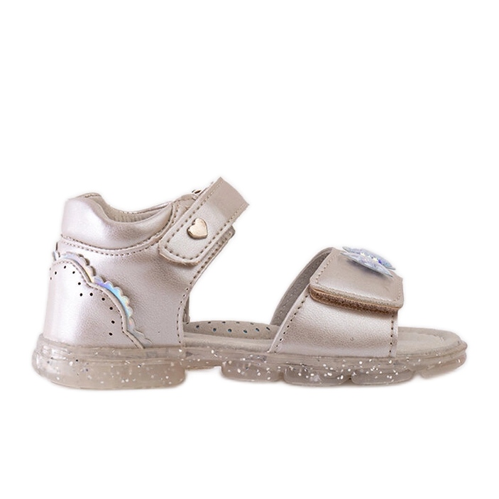 EVento Sandálias infantis prateadas da Bousquet prata