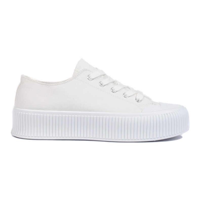 Tênis plataforma feminino branco