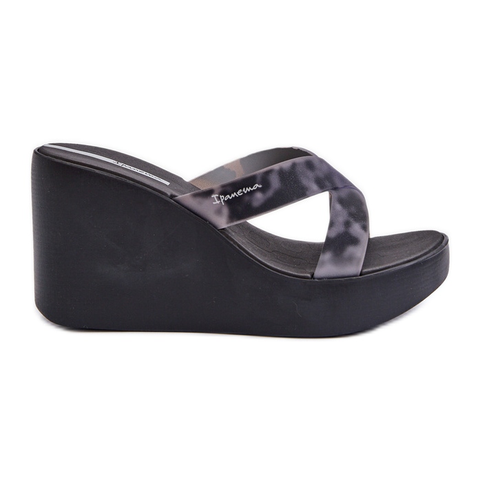 Chinelos Cunha Femininos 83520 Ipanema High Fashion Slide Fem Preto