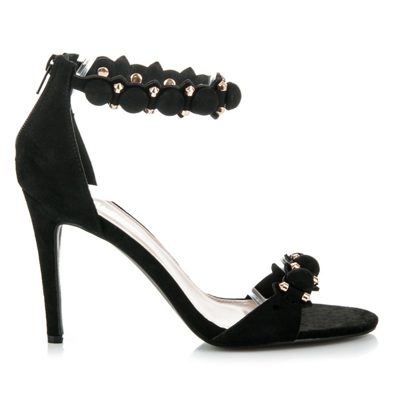 Abloom Sandálias de salto alto preto