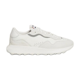 Sapatos Tommy Hilfiger Runner Mix Meterial M EM0EM01381YBL branco Sapatos Tommy Hilfiger Runner Mix Meterial M EM0EM01381YBL branco