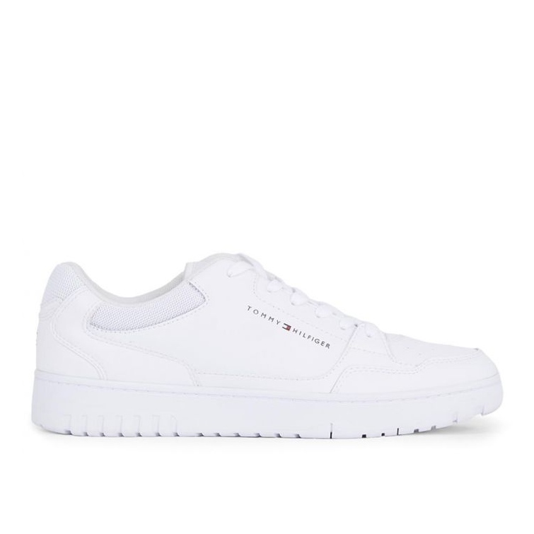 Sapatos Tommy Hilfiger Basket Core Leather M FM0FM05040YBS branco