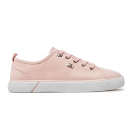 Tênis Tommy Hilfiger Vulc Canvas W FW0FW08063TJQ rosa