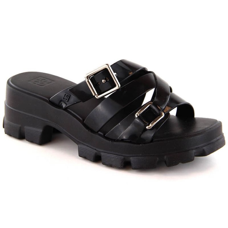 Chinelos de salto alto nude com aroma Zaxy W NN285043 INT2009A preto