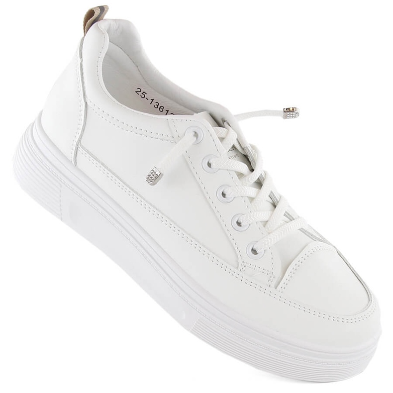 Calçado desportivo feminino branco Vinceza 13613