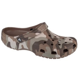 Chinelos Crocs Classic Impresso Camo Clog M 206454-2ZJ marrom