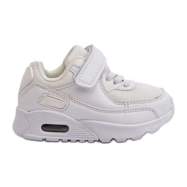 Tênis infantil de velcro branco Krissandra