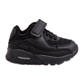 Tênis infantil com velcro preto Krissandra