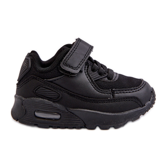 Tênis infantil com velcro preto Krissandra Tênis infantil com velcro preto Krissandra