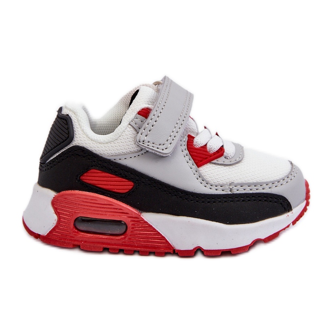 Tênis infantil de velcro vermelho Krissandra