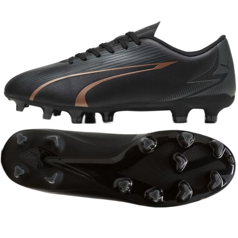 Puma Ultra Play FG/AG 107763 02 chuteiras pretas preto